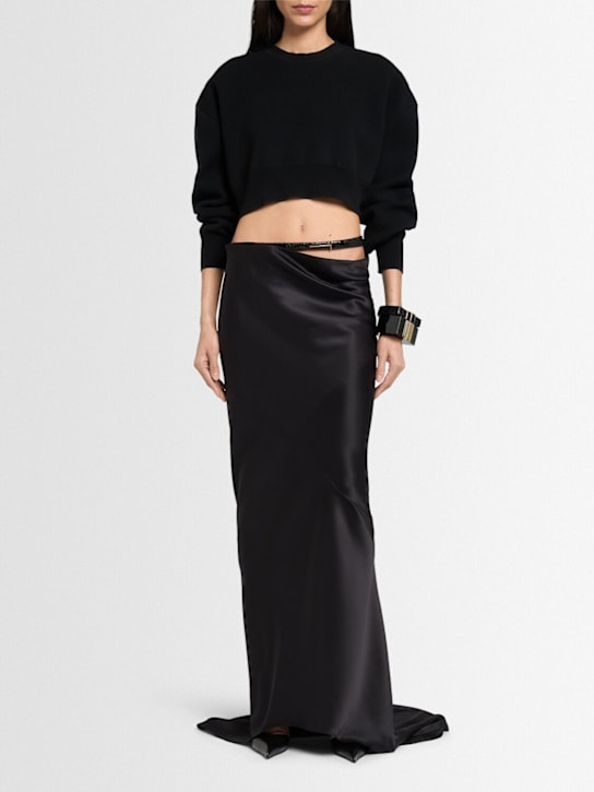 Tom Ford - Jupe longue en satin de soie