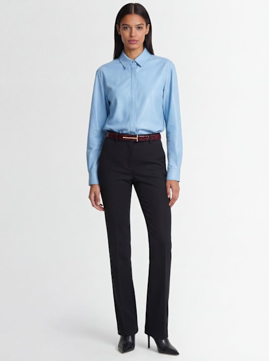 Tom Ford - Chemise en cuir plongé français