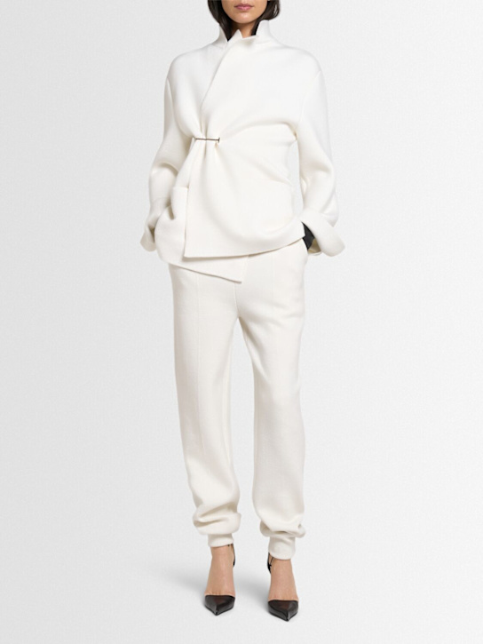 Tom Ford - Pantaloni slim fit in misto lana vergine
