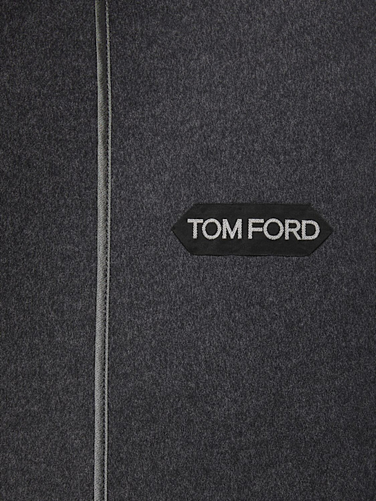 Tom Ford: Single-breasted wool blend coat