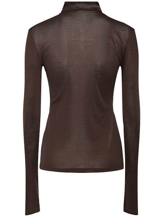 Tom Ford: Polo in jersey di seta