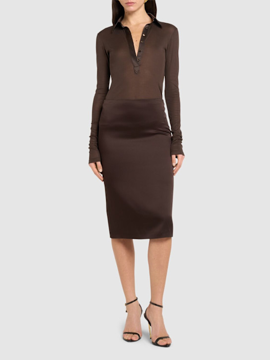 Tom Ford - Polo in jersey di seta