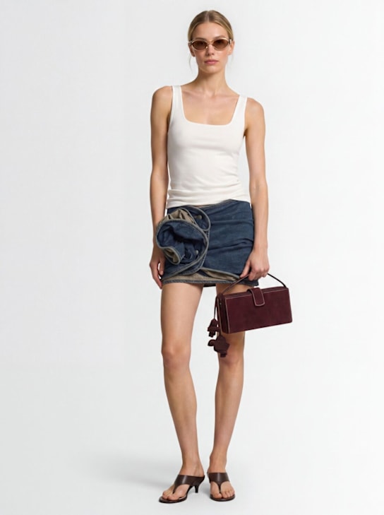 Magda Butrym: Jupe courte en denim