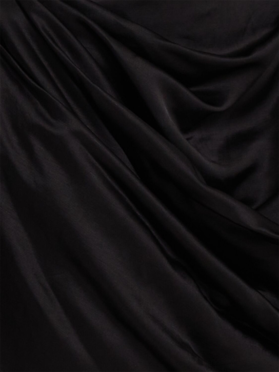 Magda Butrym: Robe midi en viscose mélangée drapée