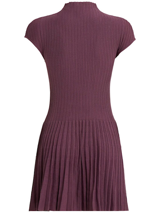 Magda Butrym: Robe courte en coton plissé