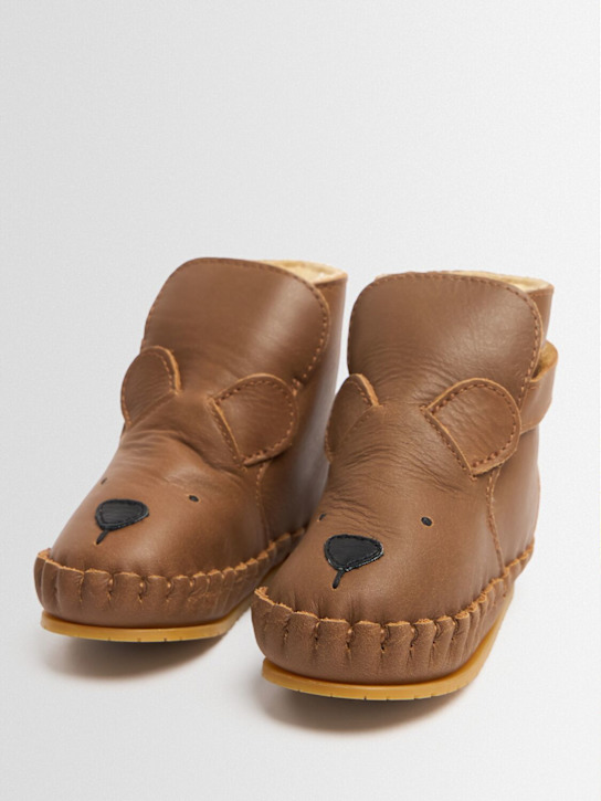 Donsje - Bottes en cuir Teddy