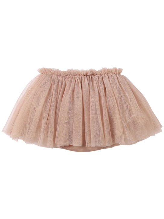 Donsje: Jupe en tulle plissé avec culotte intégrée