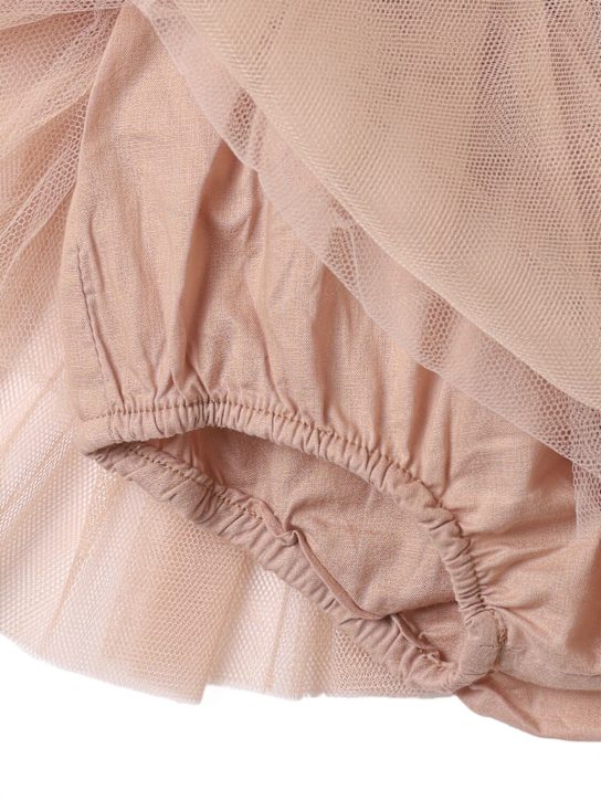 Donsje - Gonna in tulle plissé con culotte