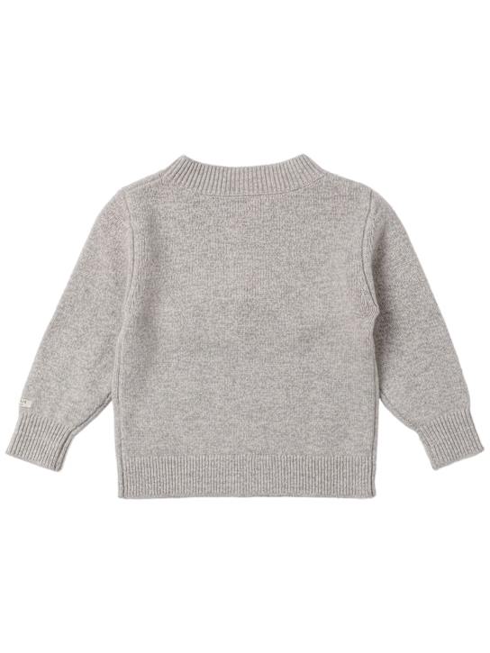 Donsje: Sweater aus Wollstrick mit Stickerei