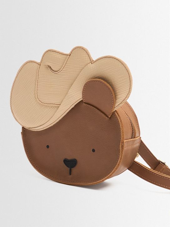 Donsje - Bear leather backpack