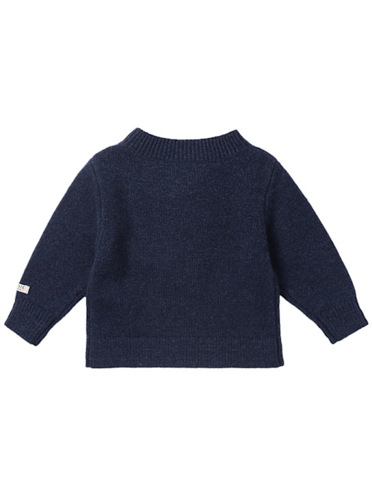 Donsje: Sweater aus Wollstrick mit Stickerei