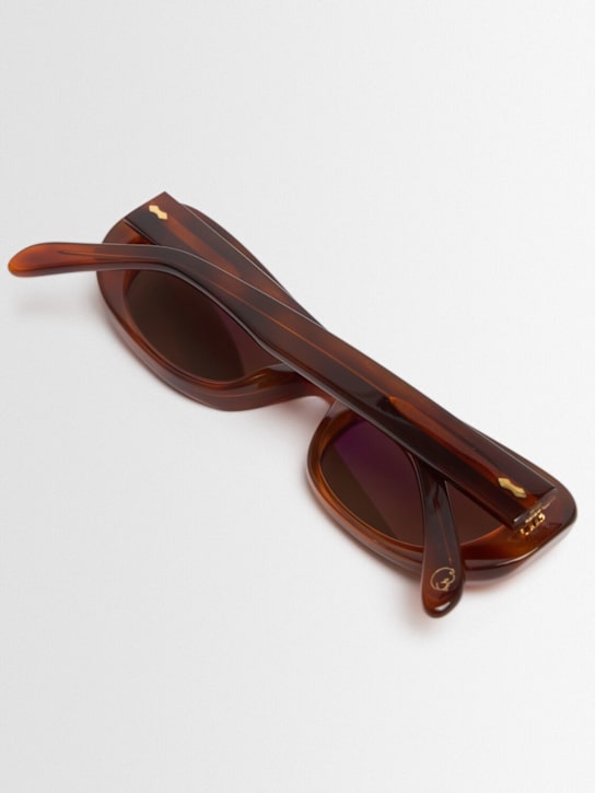 Delarge: Atkins Round Sunglasses in Acetate