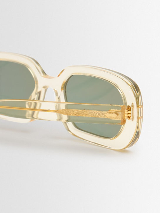 Delarge: Duncan Round Sunglasses in Acetate
