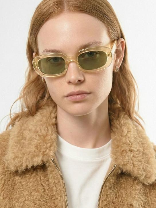 Delarge: Duncan Round Sunglasses in Acetate