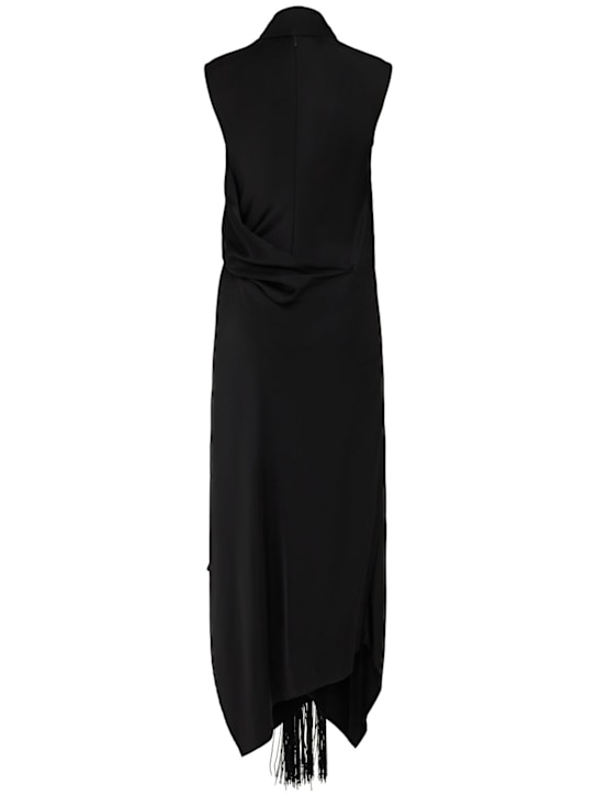 Acne Studios: Vestido midi de viscosa