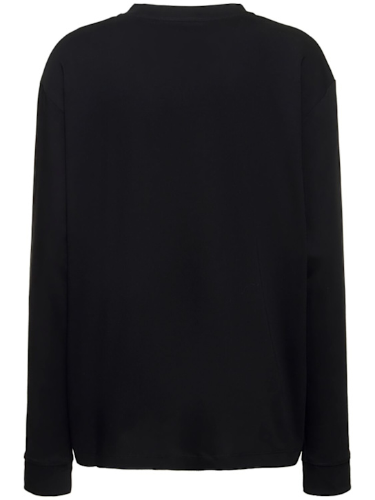 The Row: T-shirt en jersey de coton à manches longues Ciles