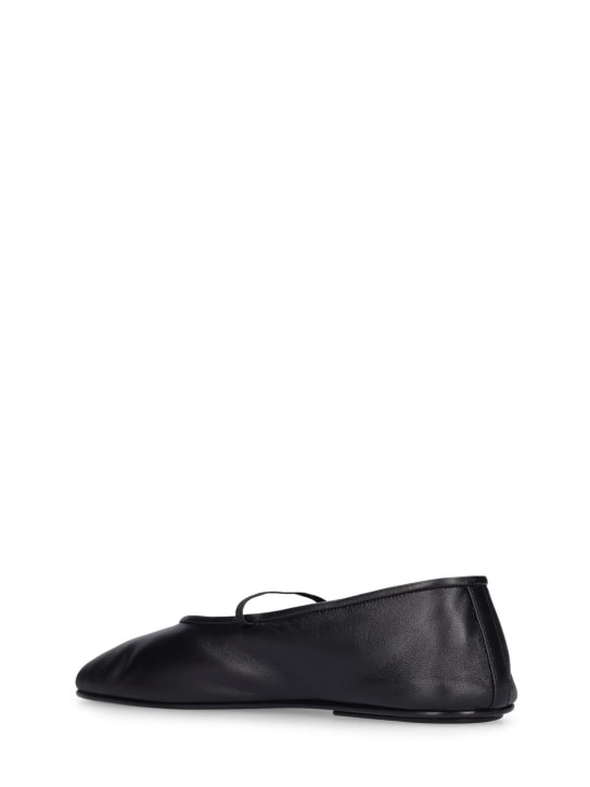 The Row: 10mm Elastic Ballet leather flats