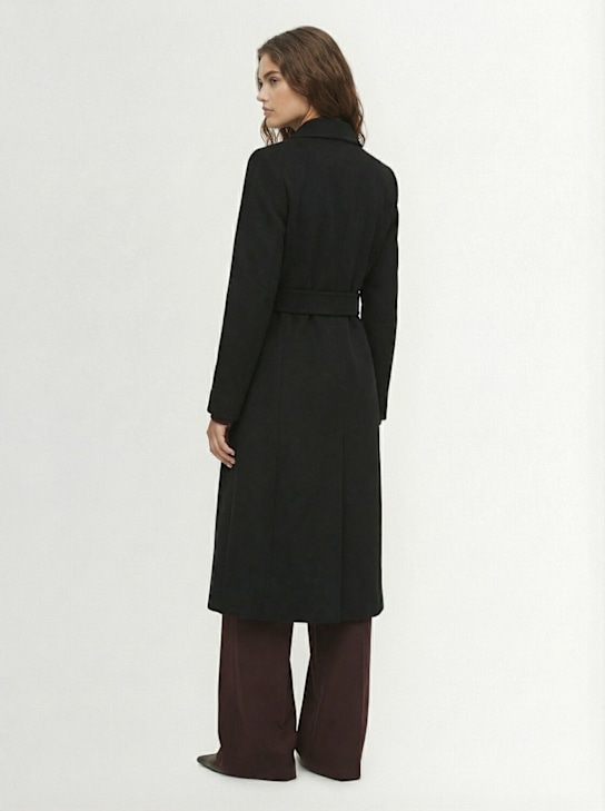 A.EMERY: Kenner belted double breast long coat