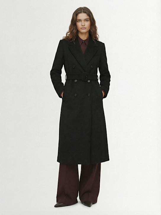 A.EMERY - Kenner belted double breast long coat