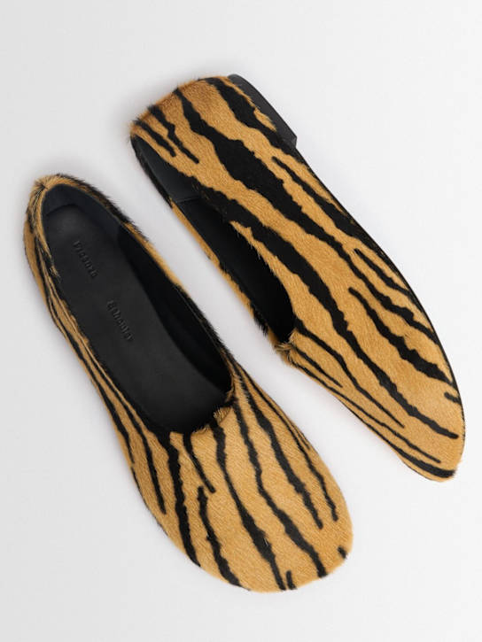 Proenza Schouler: Bailarinas de piel efecto potro 5mm