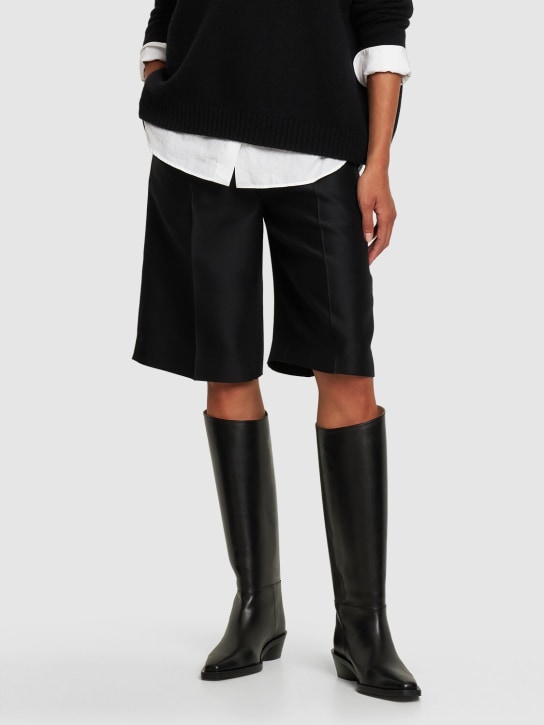 Proenza Schouler - 30mm hohe Lederstiefel „Bronco“