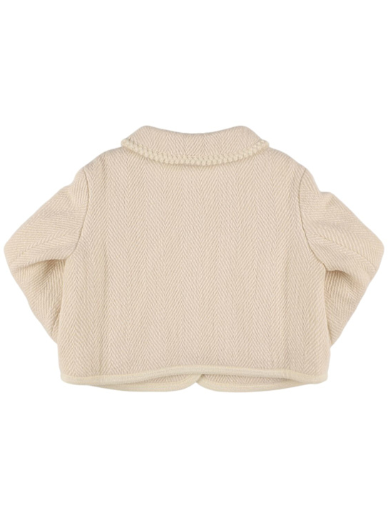 Bonpoint: Cardigan aus Wollmischstrick