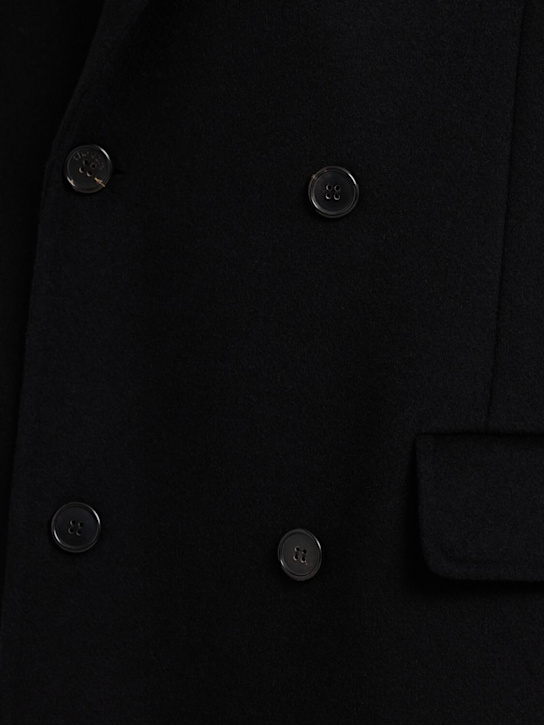 THE CORE: Double breasted wool blend coat