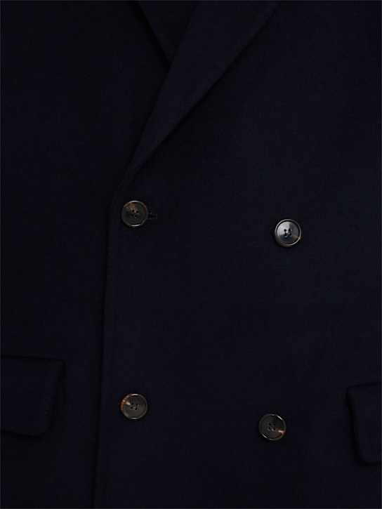 THE CORE: Double breasted wool blend coat