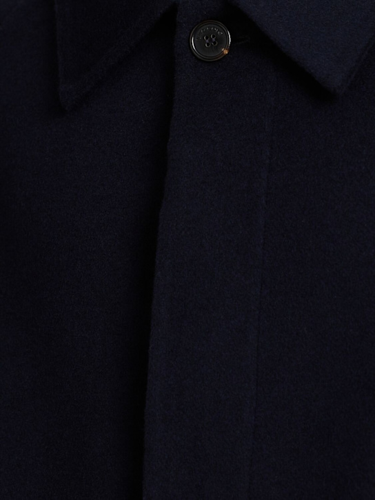 THE CORE: Single breasted wool blend coat