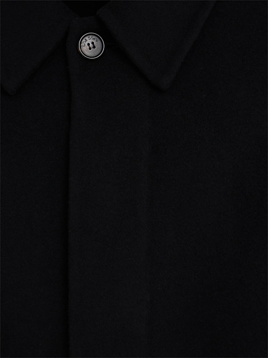 THE CORE: Single breasted wool blend coat