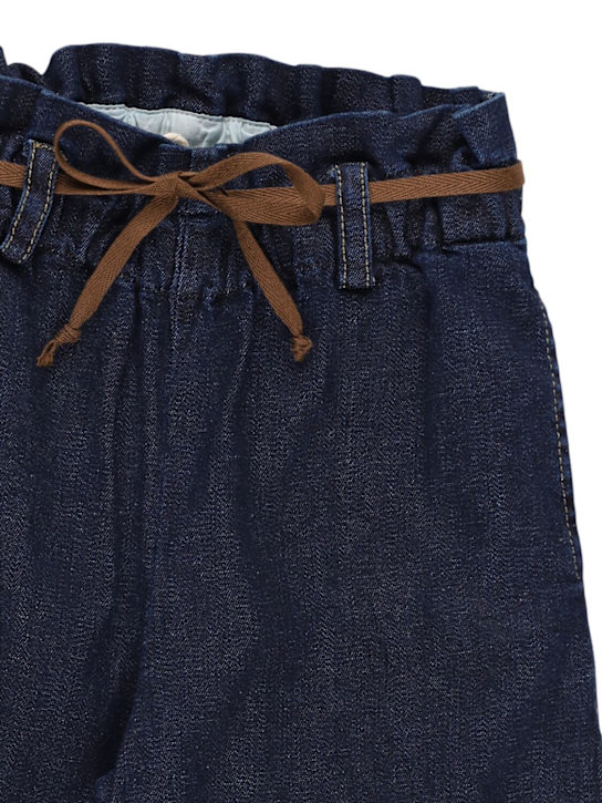 Babe & Tess: Pantalon en denim de coton mélangé