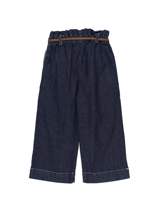 Babe & Tess: Pantalon en denim de coton mélangé