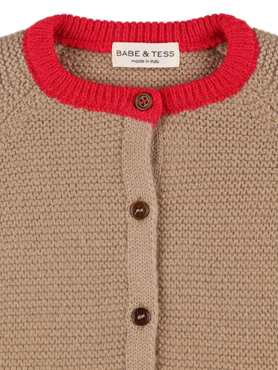 Babe & Tess: Cardigan en alpaga mélangé