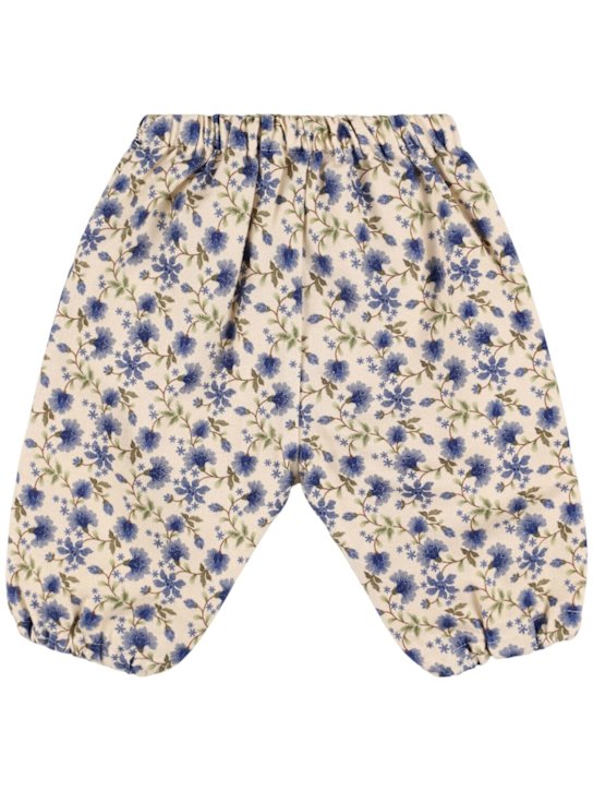 Babe & Tess: Pantalon en coton imprimé floral