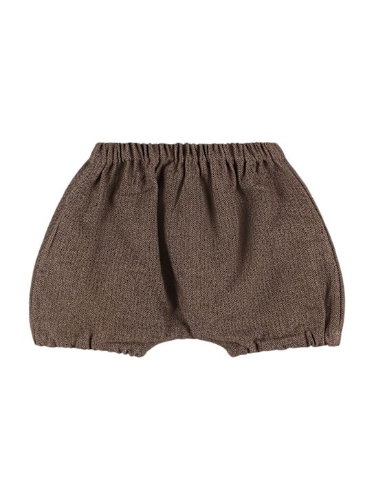 Babe & Tess: Shorts de mezcla de algodón