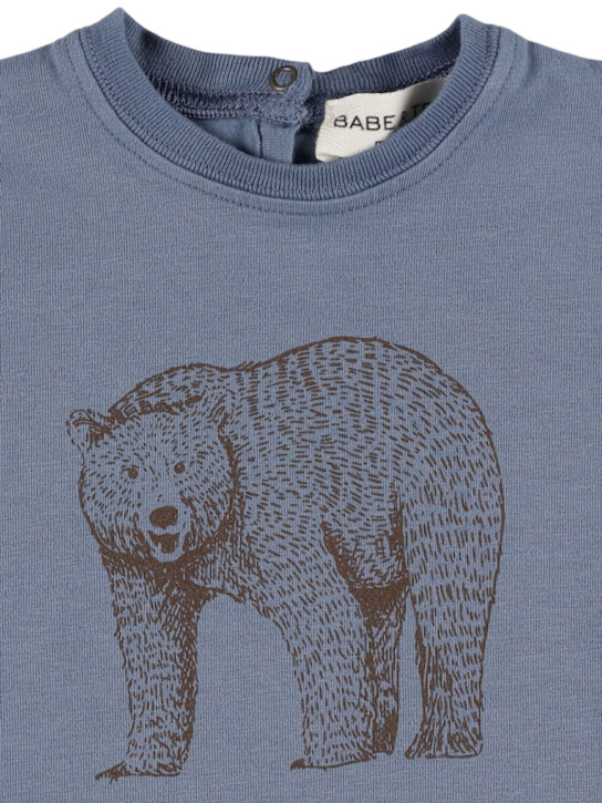 Babe & Tess: Langärmliges T-Shirt aus Baumwollmischung