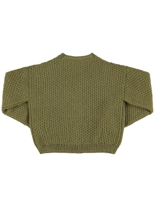 Babe & Tess: Cardigan en alpaga mélangé