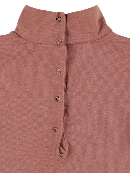 Babe & Tess - T-shirt manches longues en mélange de coton