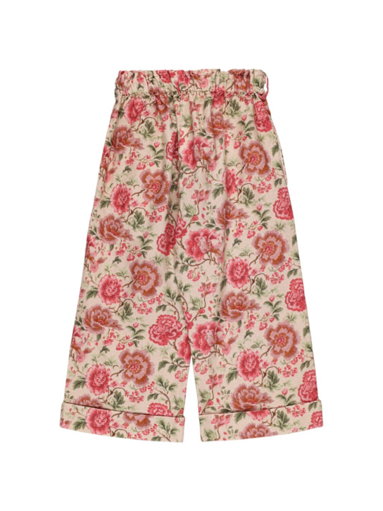 Babe & Tess: Pantalon en coton imprimé fleuri