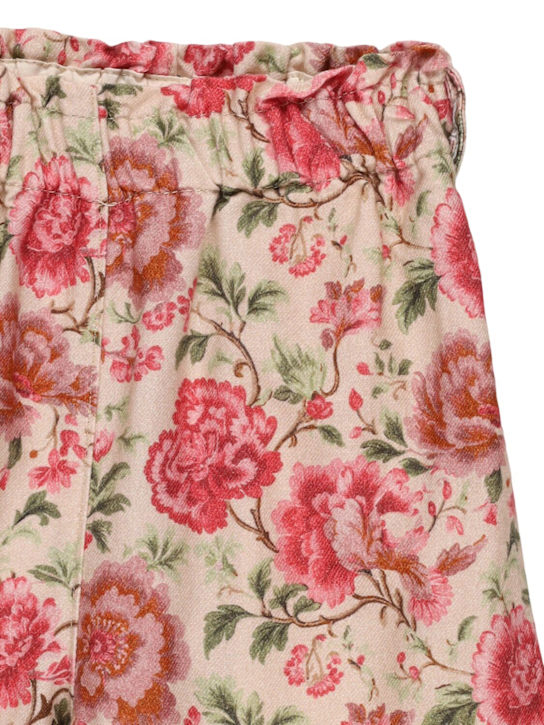 Babe & Tess: Pantalon en coton imprimé fleuri