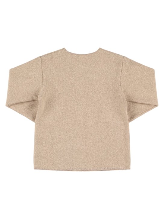 Babe & Tess: Pull-over en maille de coton mélangé