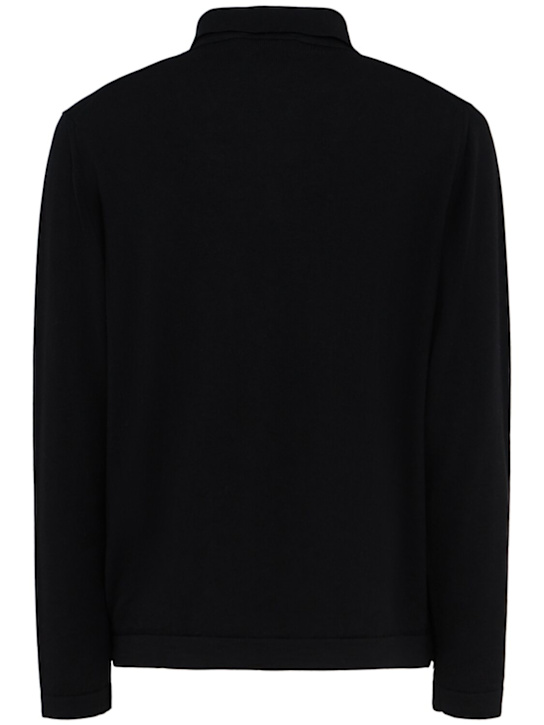 THE CORE - Lightweight wool knit polo