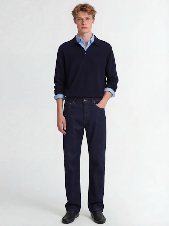 THE CORE: Lightweight wool knit polo