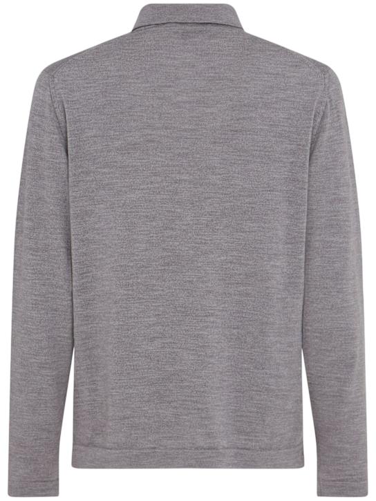 THE CORE: Lightweight wool knit polo