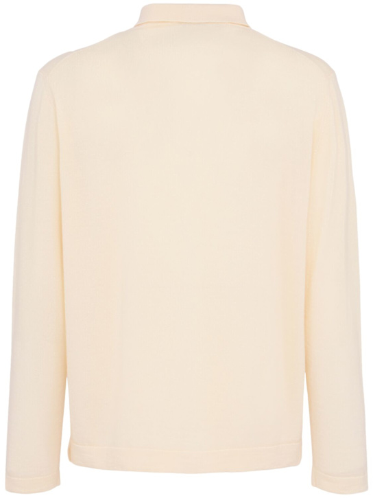 THE CORE: Lightweight wool knit polo