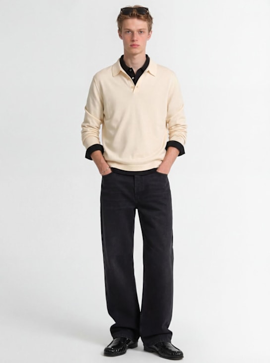 THE CORE: Lightweight wool knit polo