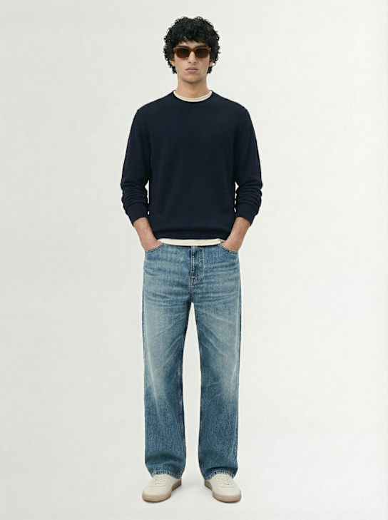 THE CORE - Wool knit crewneck sweater