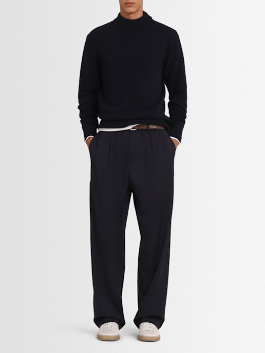 THE CORE - Wool knit funnel neck sweater
