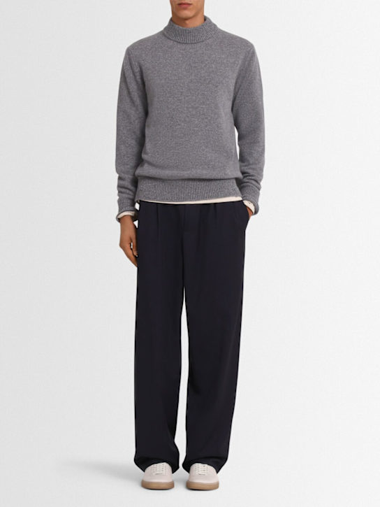 THE CORE - Wool knit funnel neck sweater