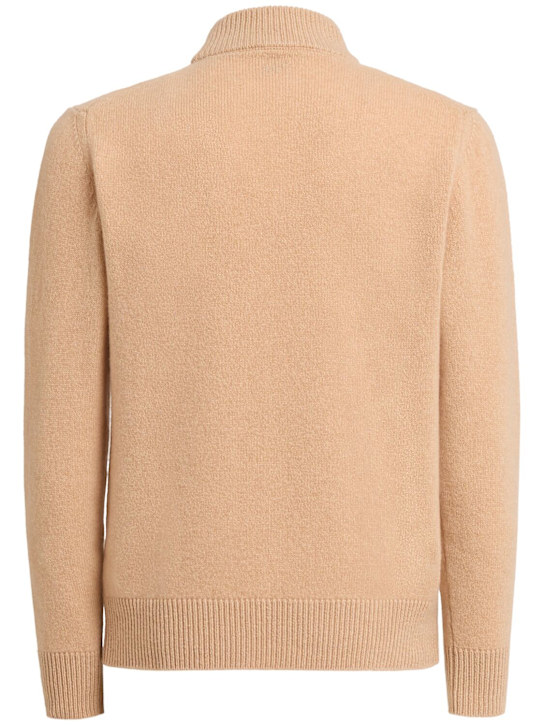 THE CORE - Wool knit funnel neck sweater